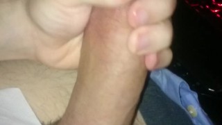 Long stroke for my big cock Cum at the final