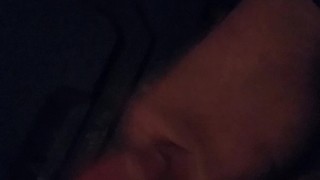 wanking and shooting a quick load in my work van!