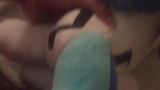 Pony plush with toy