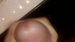Jerking before a shower