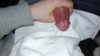 im a grower in my car.pulled over 2 side of road.was horny