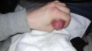 im a grower in my car.pulled over 2 side of road.was horny