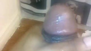 Masturbating and shooting cum