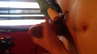 Dominatrix makes me cum (Hitachi magic wand torture)