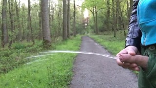 piss play outdoors