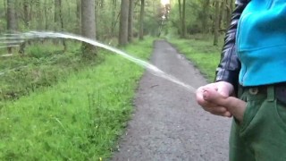 piss play outdoors