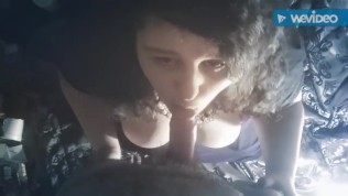 tit smacking blowjob