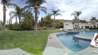 VR Bangers-[360°VR] Slutty LATINA Raven Bay masturbates and CUMMING LOUDLY