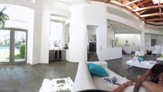 VR Bangers - [360° VR] Sexy Black Perfect Ass Maid Fucked and Cream-pied