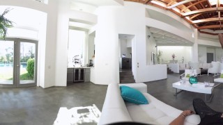 VR Bangers - [360° VR] Sexy Black Perfect Ass Maid Fucked and Cream-pied