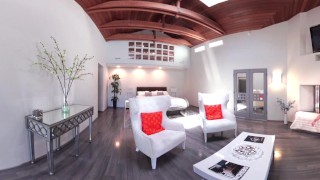 VR Bangers - [360°VR] Grounded Horny Dillion MASTURBATES for Her Boyfriend