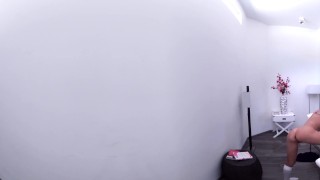VR Bangers - [360° VR] Sexy Pristine Edge touching her Pussy while studying