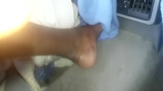 Cum shot out & my dick got so hard and precum wouldn't stop oozing out