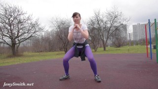 Jeny Smith - pantyhose training