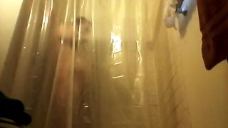 POV GUY IS IN THE SHOWER WITH THE WATER NICE AND HOT ★