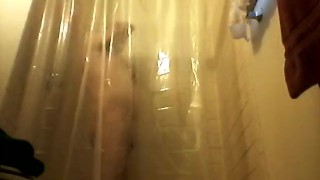 POV GUY IS IN THE SHOWER WITH THE WATER NICE AND HOT ★