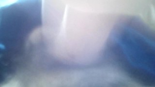 Cumming in a fake pussy toy