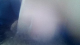 Cumming in a fake pussy toy
