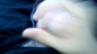 Stroking My Uncircumcised Cock