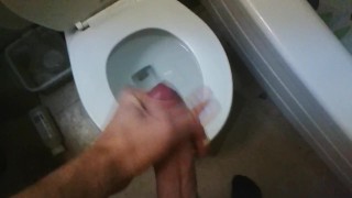 travelling: dribble cum in hostel bathroom