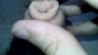 Slowly Playing With Foreskin