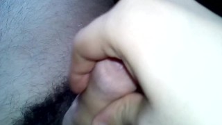 Slapping Cock Off Leg + Foreskin Play