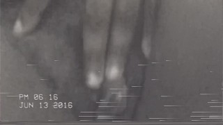 Shy Masked Girl Touches Herself (In Camcorder)