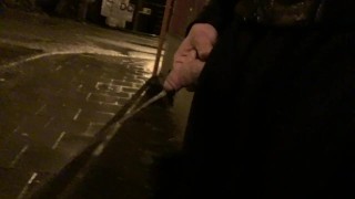 pee in public at night