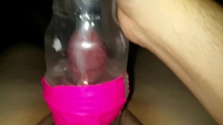 POV2016. Internal fleshlight cum pov close up