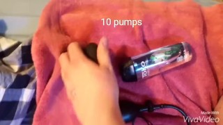 Filling my ass with a butt plug