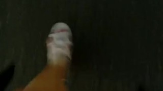 Walking around crossdressed