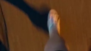 Walking around crossdressed