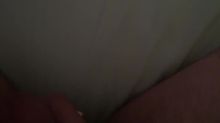 Me beating off with my roomie&friend home #1