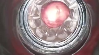 Internal cumshot POV.