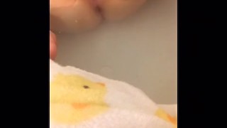 Playing with myself in the bath