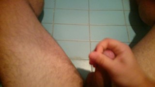 hairy bear touching himself