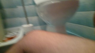 hairy bear touching himself