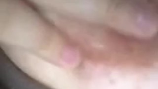 Bbw playing with her big nipples