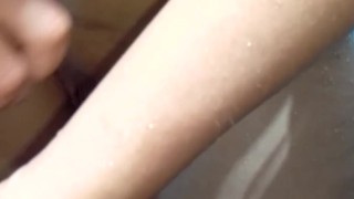 Handjob Big Cumshot In The Shower