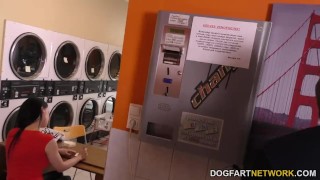 Aletta Ocean does Anal in the laundromat
