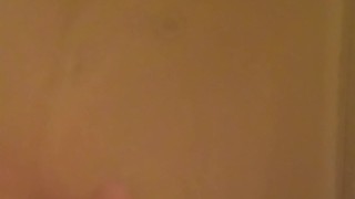 Slapping my cock in the shower