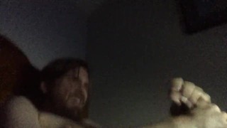Jerking hard