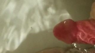bathtub underwater cum shot