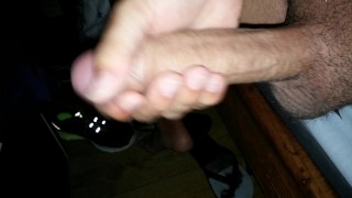 Well hung latino jerks off his monster cock