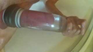 The Bathmate X40 Helps Make My Cock As Thick As A Brick