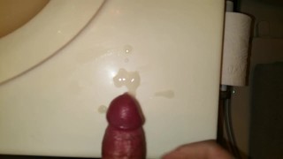 Slow motion cum shot.