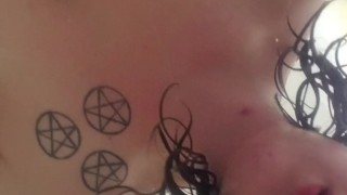 Slut Wife Fucks Hairbrush in the Shower