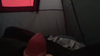 Alone in a tent, it was inevitable