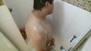 Chub Boy Strips, Piss, And Showers For Friend (Request)