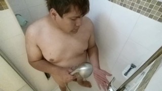 Chub Boy Strips, Piss, And Showers For Friend (Request)